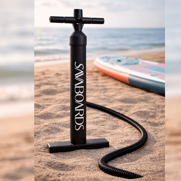 SavaBoards çift taraflı manuel SUP pompası şişirme ve indirme özellikli