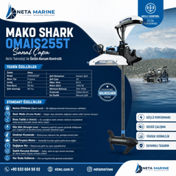 Mako Shark OMAIS 255T Sanal Çapa Fırçasız Motor